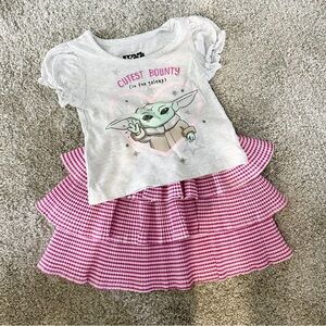 Star Wars Grogu Skirt Set